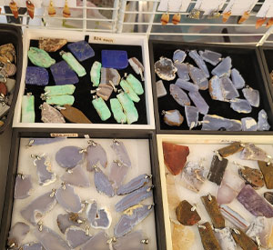 Various gems and minerals